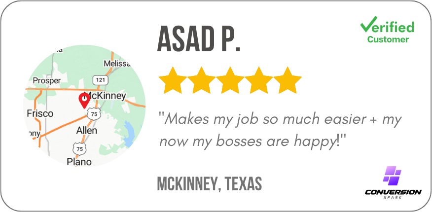 Asad P. from McKinney, Texas — 5 star review